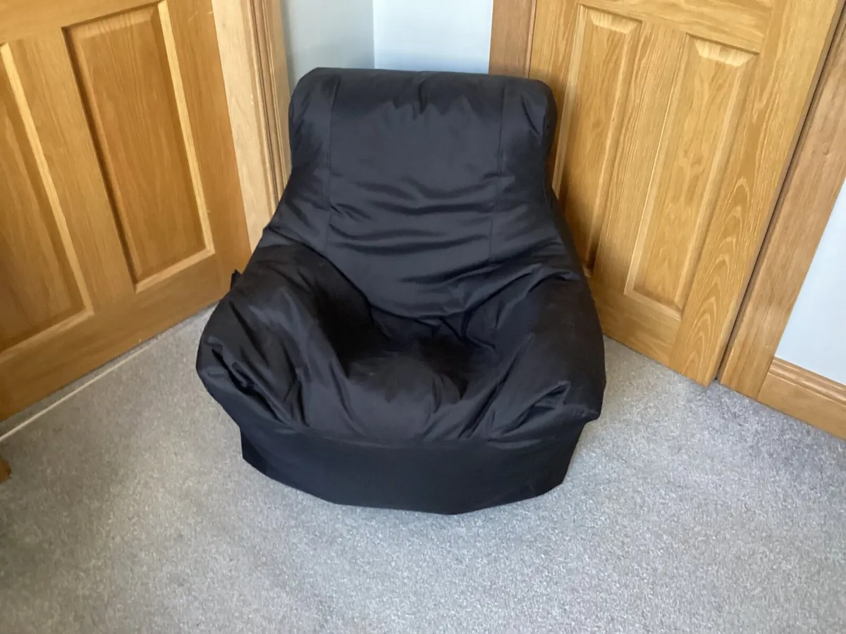 Kaikoo large black teenage bean bag - Image 1