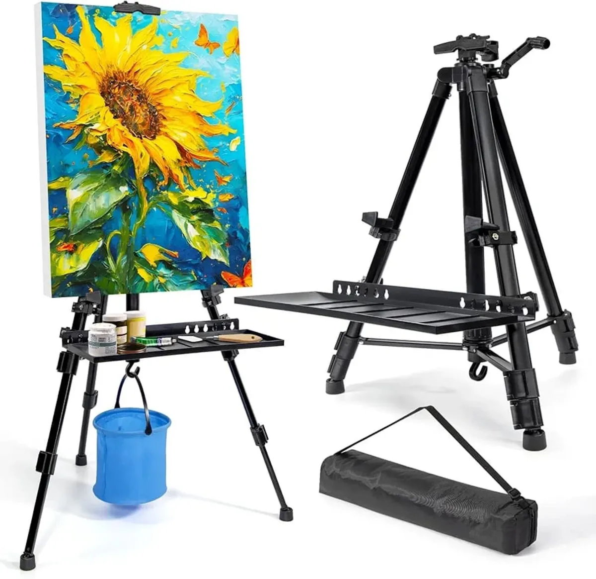 Art Easel Stand for Painting, Adjustable 51-155 cm - Image 1