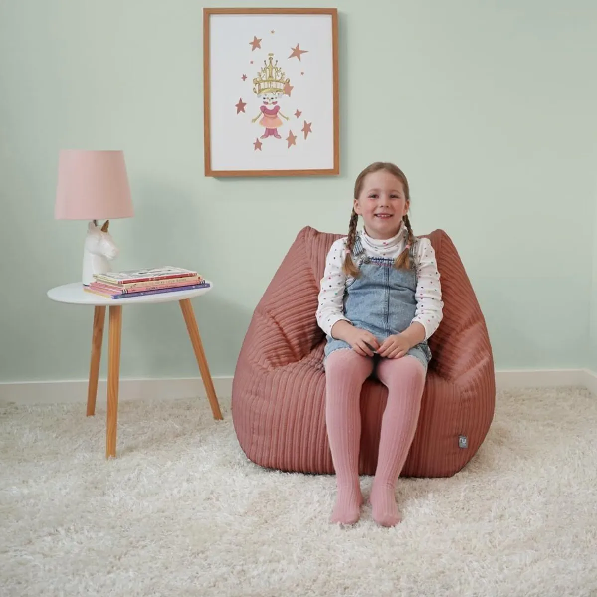rucomfy Big Kids and Teen Ivory Corduroy Snuggle - Image 4