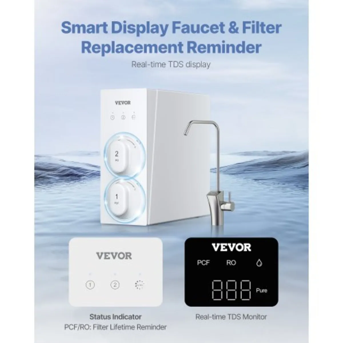 Reverse Osmosis System, 600 GPD 8-stage Tankless R - Image 4