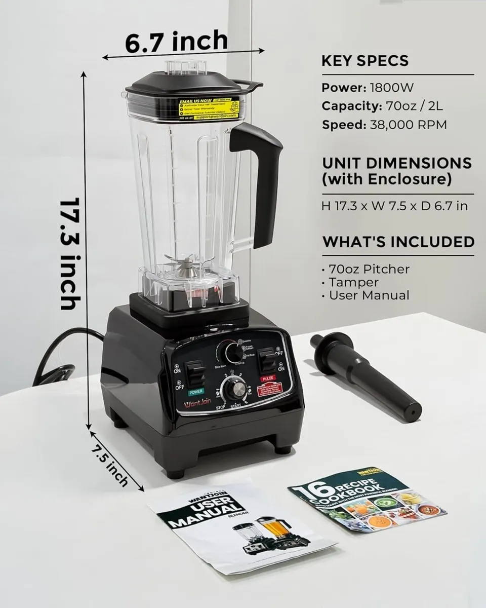 Professional Blender ETL listed 2000ml Commercial - Image 2