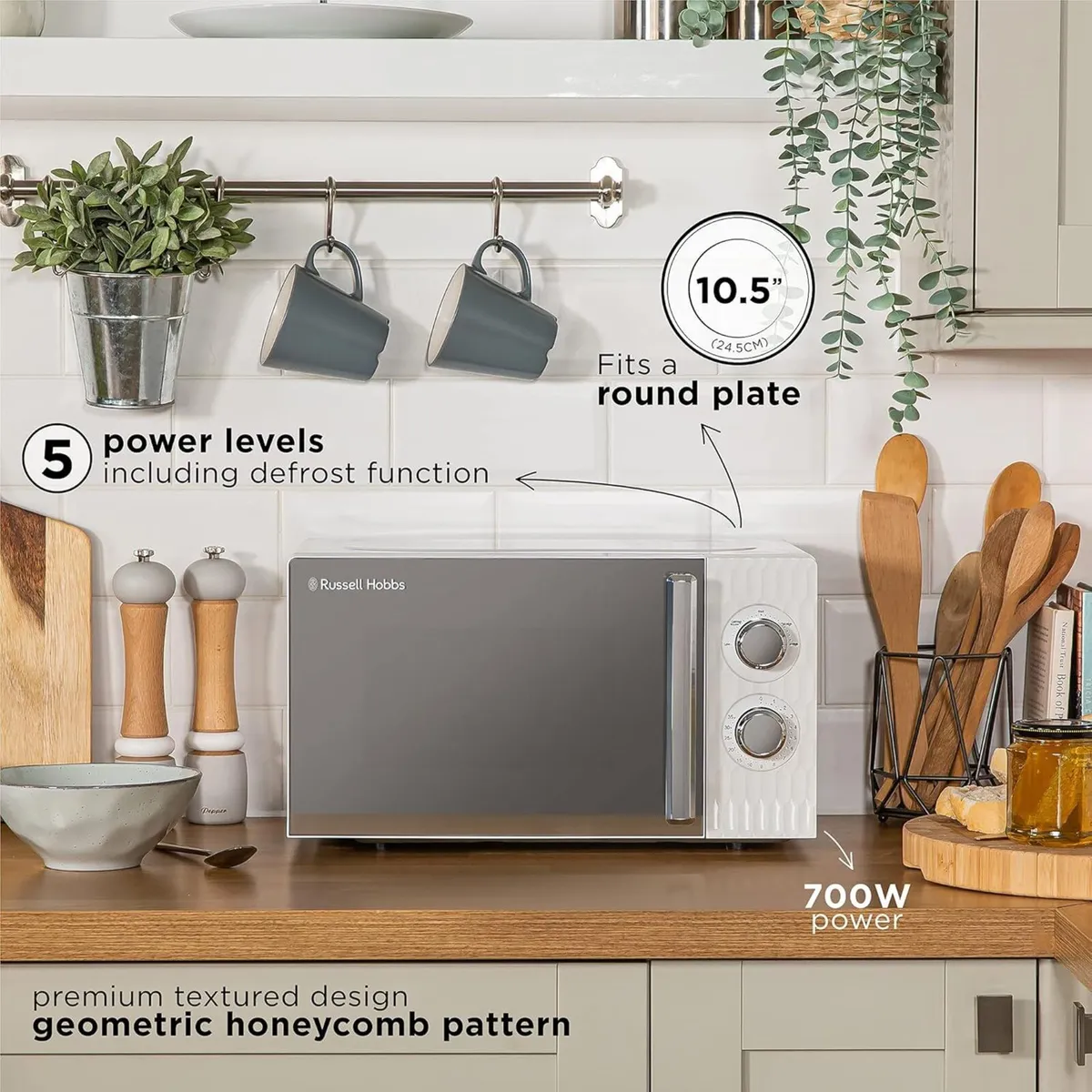 Honeycomb RHMM715 17 Litre 700W White Solo Manual - Image 4