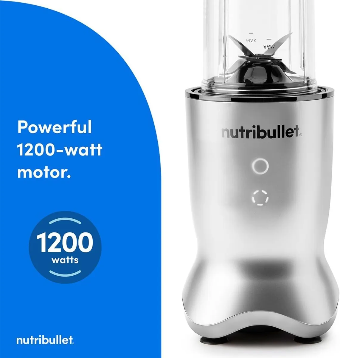 Ultra 1200W Personal Blender Silver - With Rapid - Image 4
