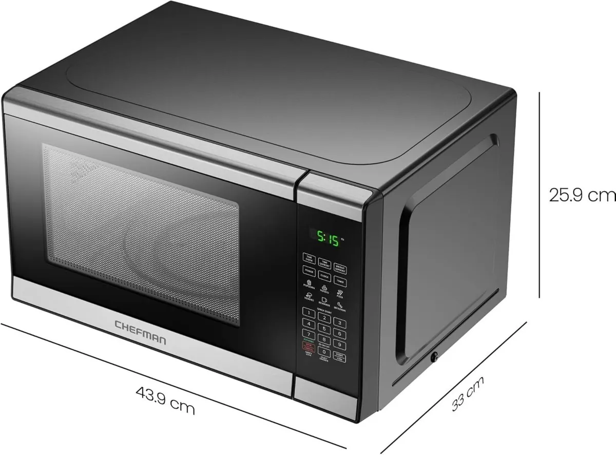 20L 800W Microwave Oven 6 Presets 10 Power Levels - Image 2