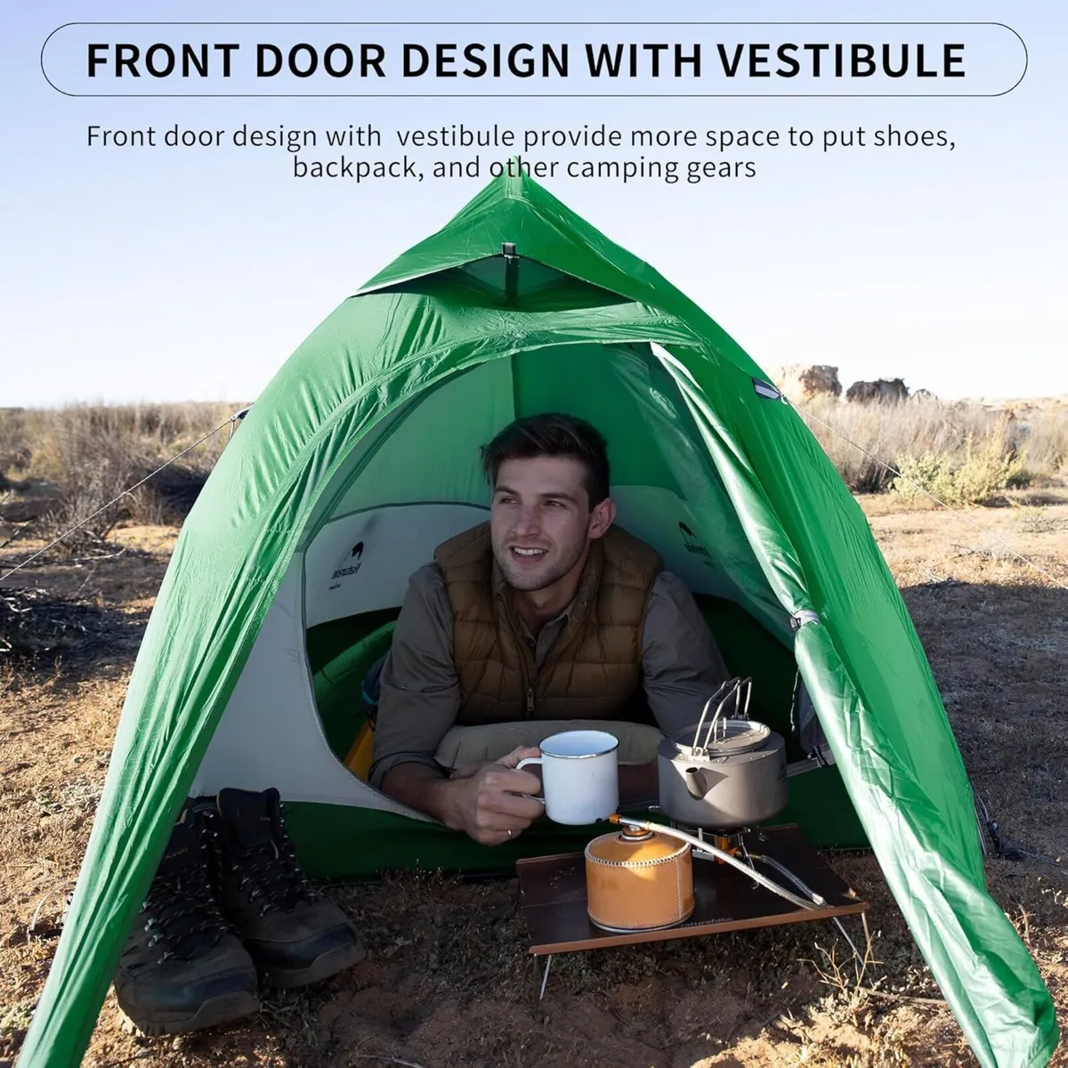 Cloud up 1 Person Backpacking Tent Lightweight - Image 4
