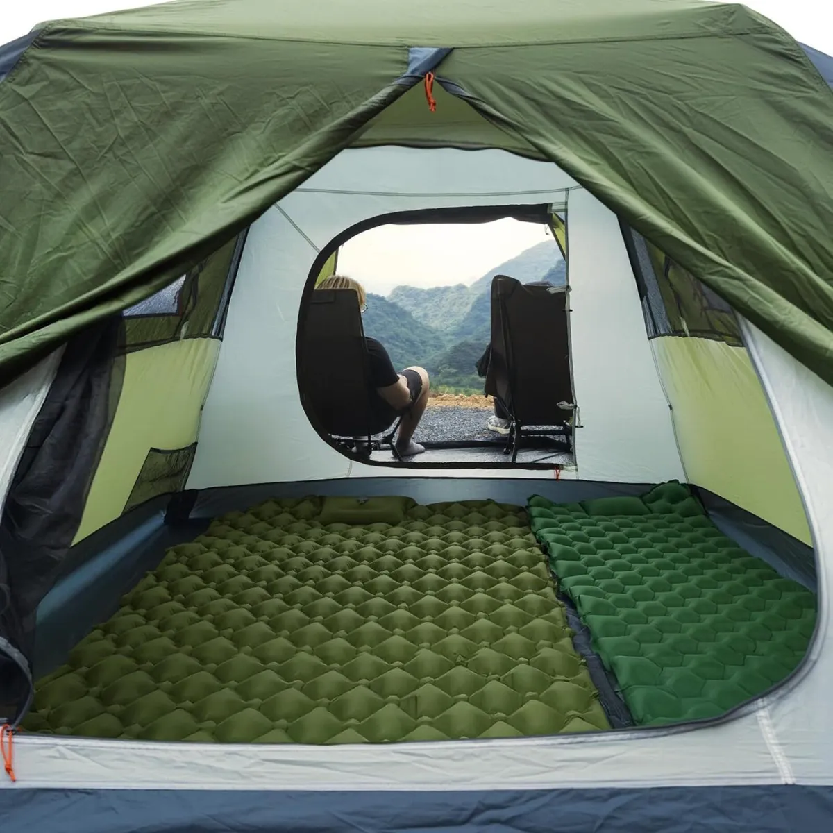 Pop Up Tent 4 Person: Waterproof Car Camping with - Image 3