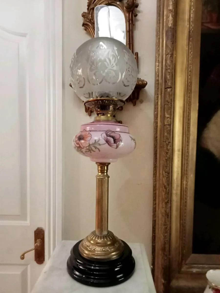 Antique veritas oil lamp - Image 3