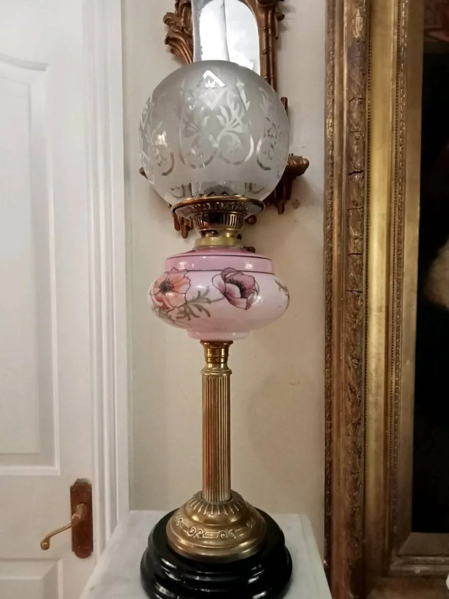 Antique veritas oil lamp - Image 4