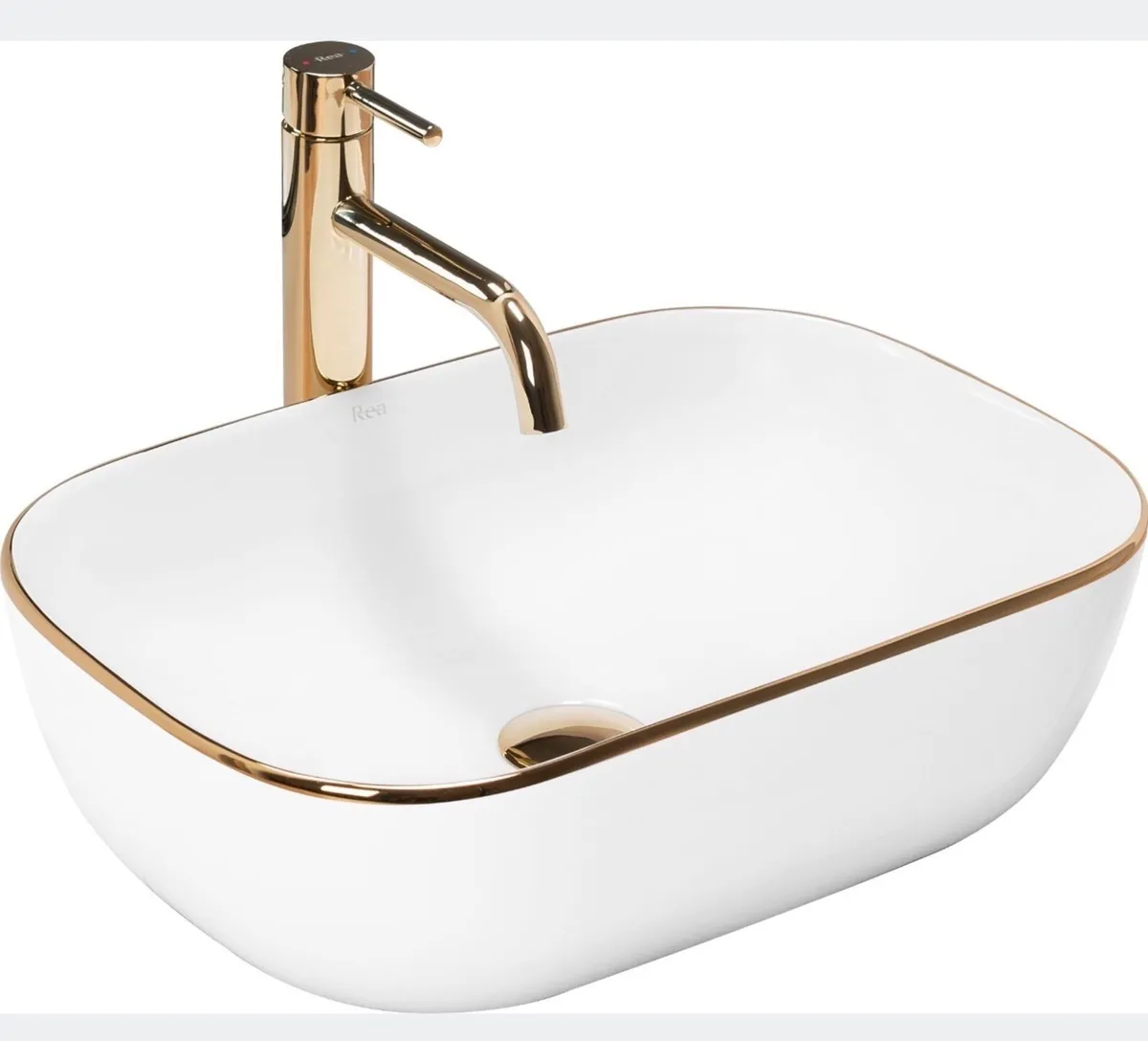 All in one set  countertop washbasin + tap+cork - Image 2