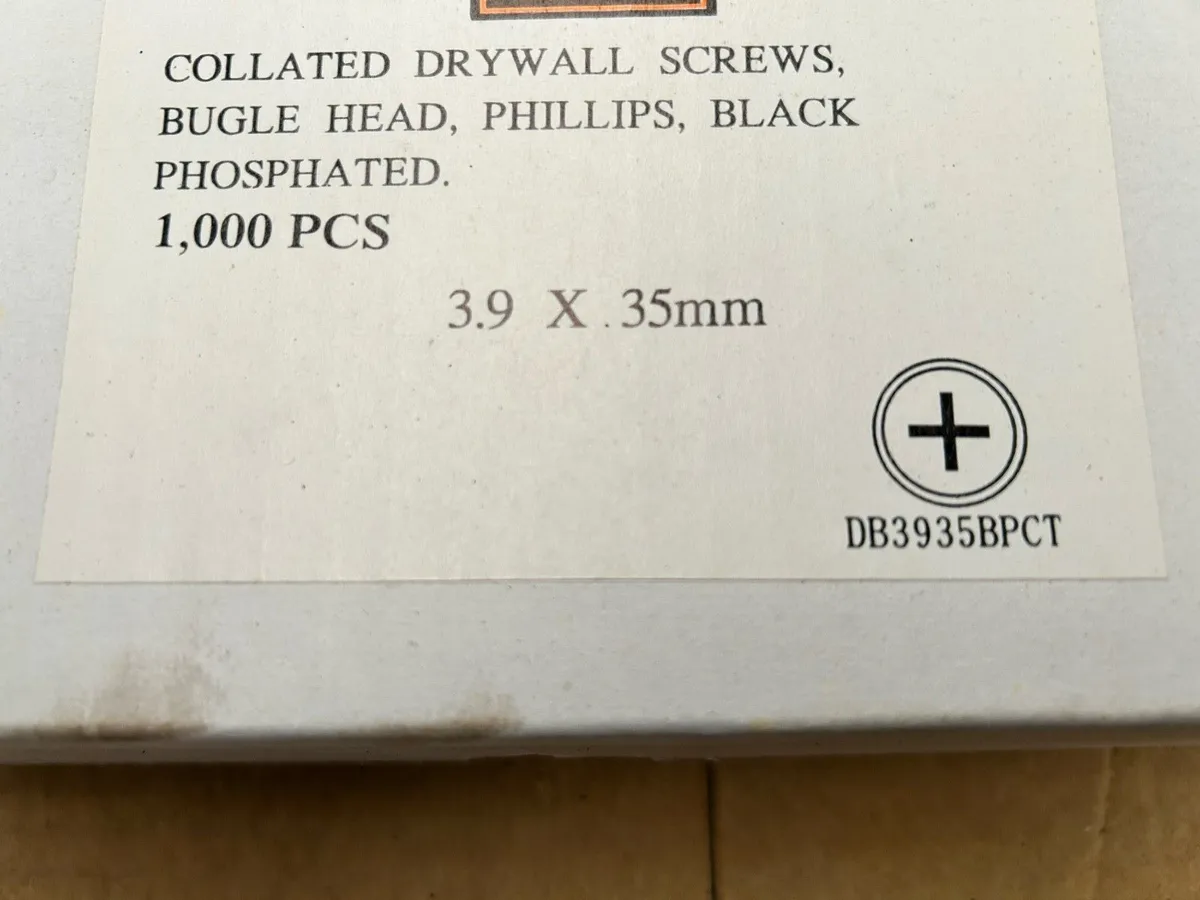 Collated Drywall screws