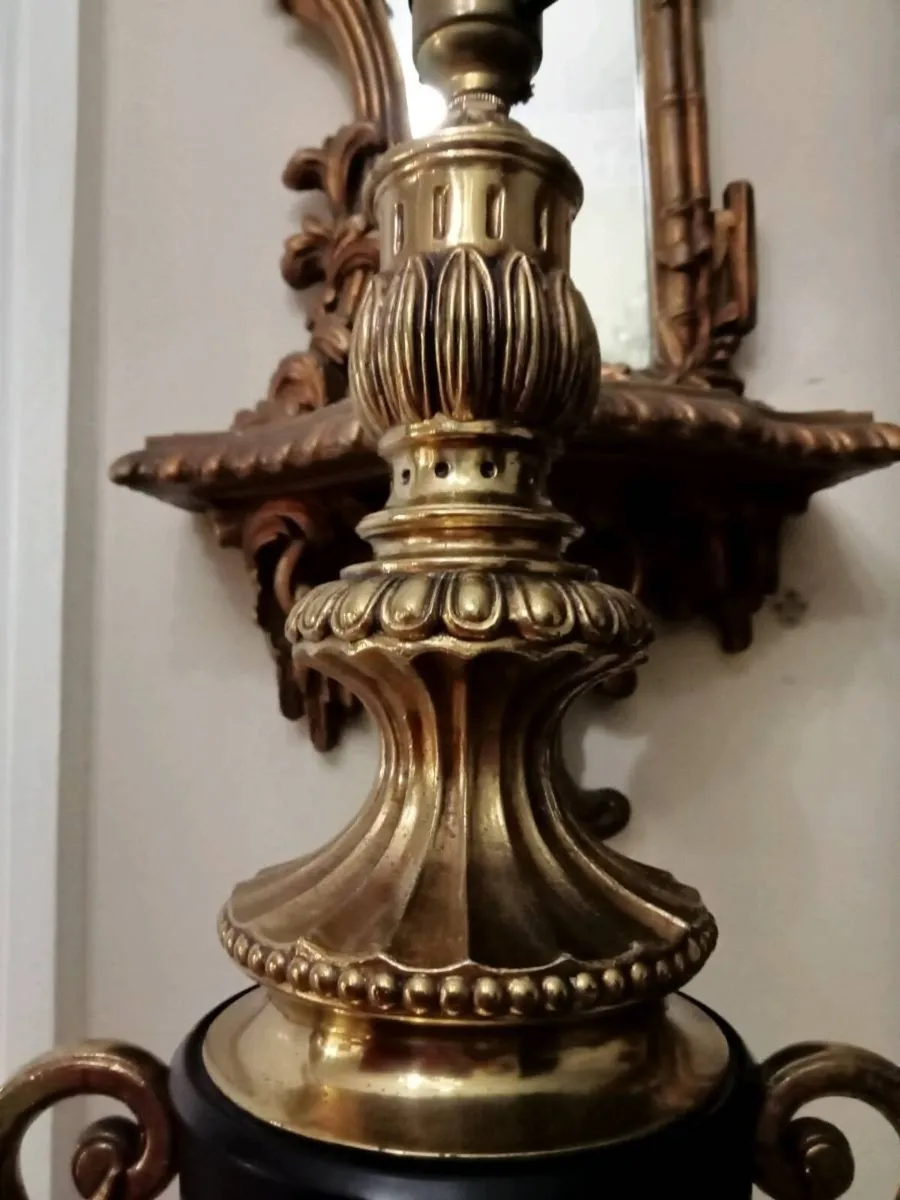 Very tall classical table lamp Postage available - Image 4