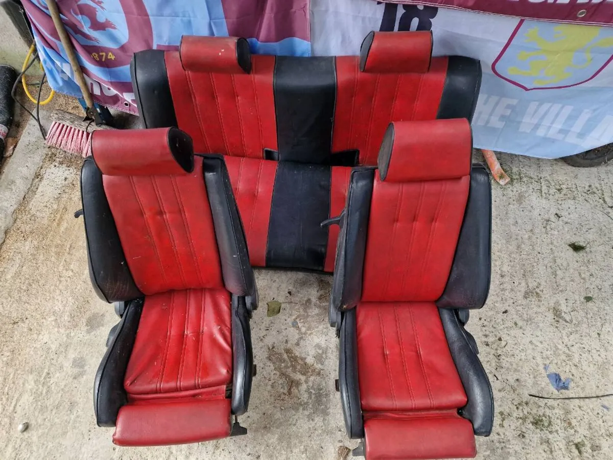 E30 Full Set of Leather Sport Seats - Image 2