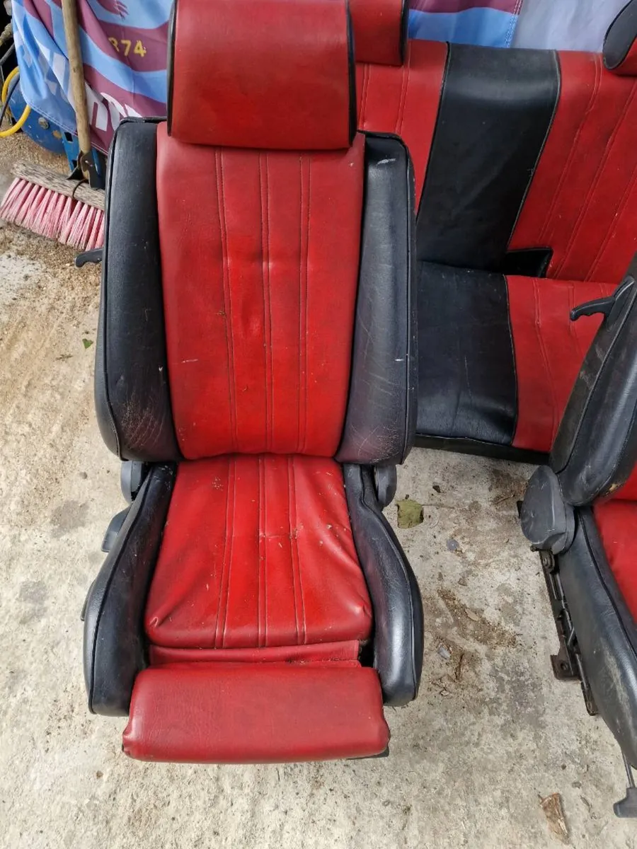 E30 Full Set of Leather Sport Seats - Image 3
