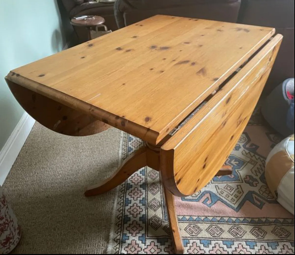 Very Solid Folding 5Ft Pine Kitchen Dining Table