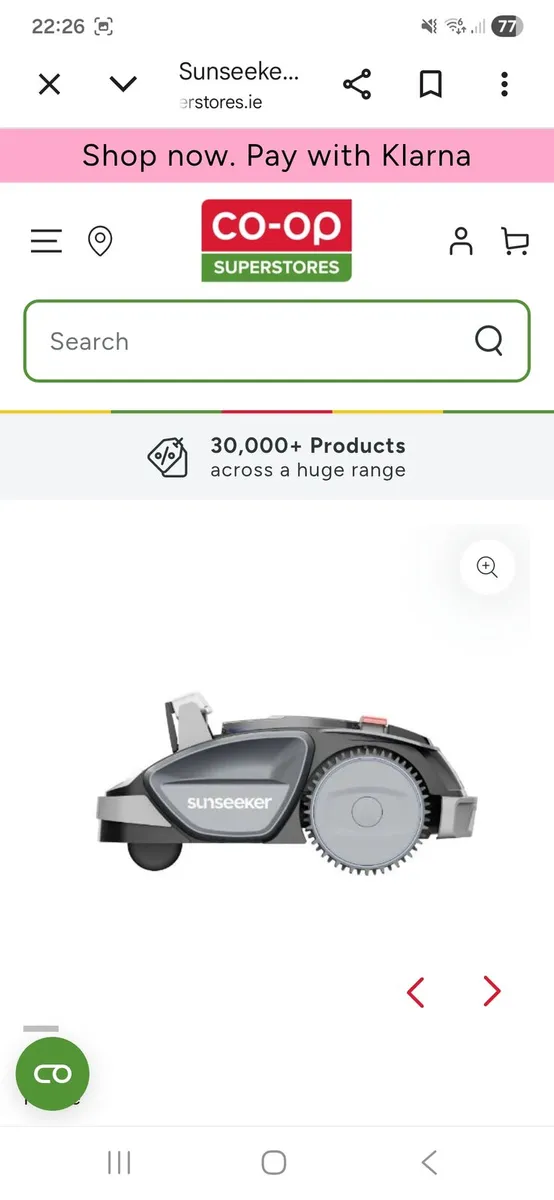 Sunseeker v3 robotic mower and garage - Image 1