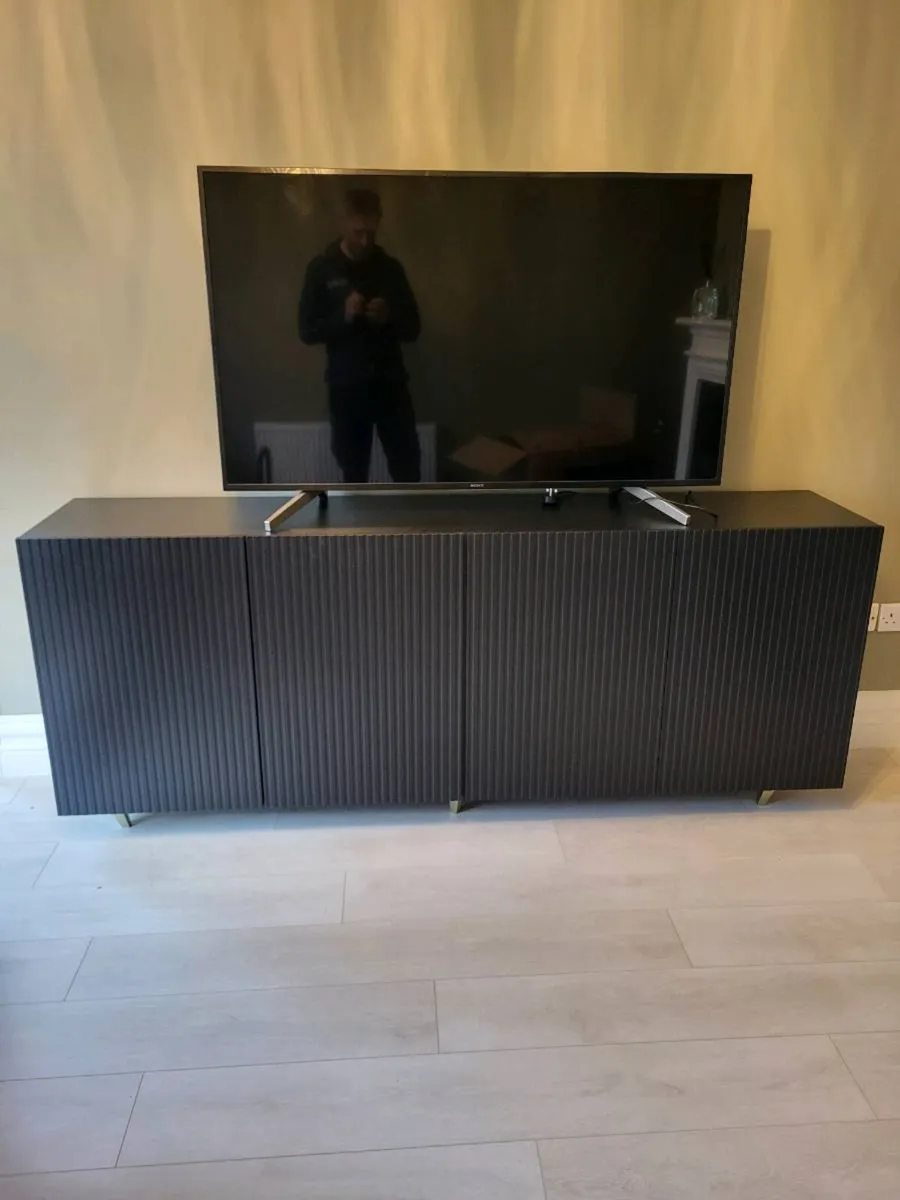 Modern Black Sideboard / TV Unit – Excellent Condi - Image 3