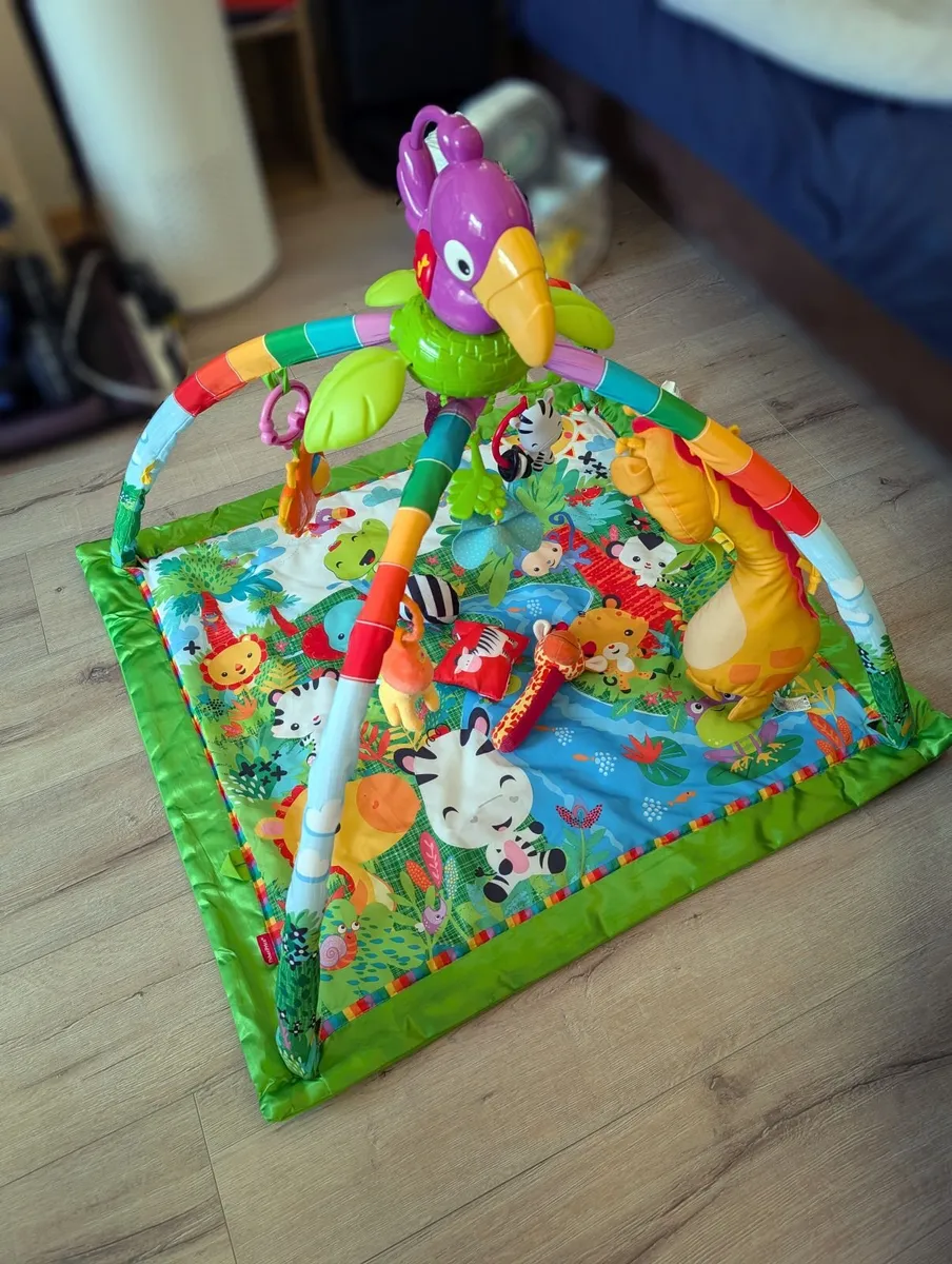 Fisher-Price Rainforest Music & Lights Baby Gym - Image 2
