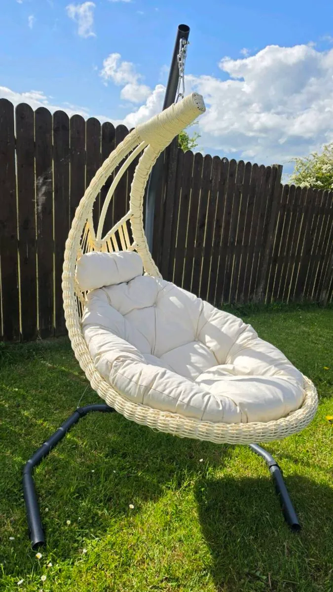 Egg chair hanging chair swing chair outdoor - Image 2