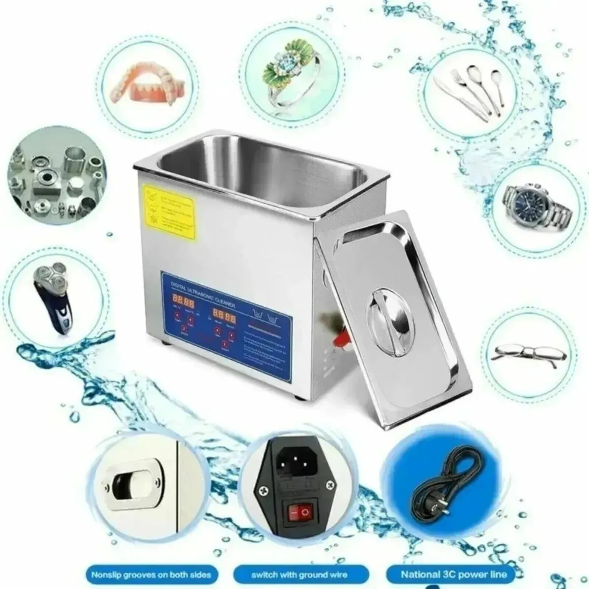 22L Ultrasonic Cleaner with Digital Heater - Image 3