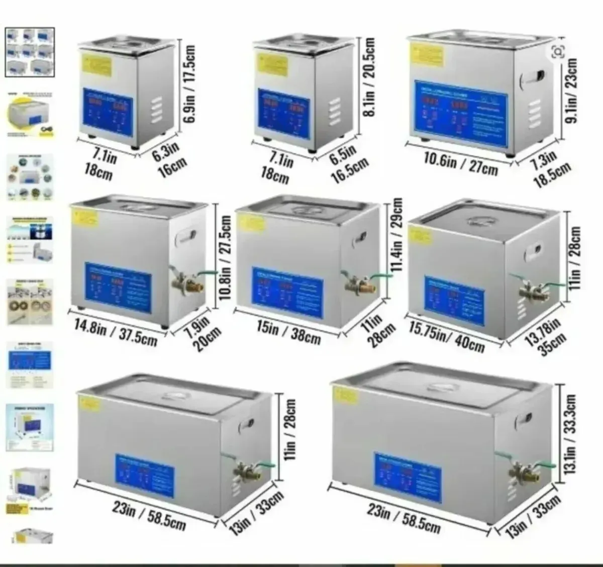 22L Ultrasonic Cleaner with Digital Heater - Image 4