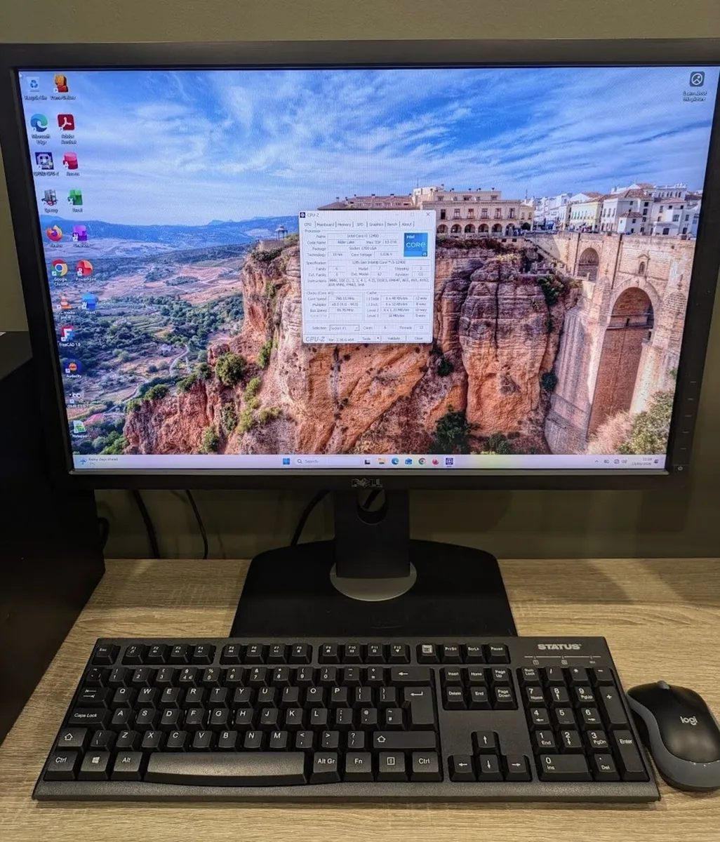 12th Gen Intel i5 PC & LCD Win 11 Office 24 Wifi - Image 4