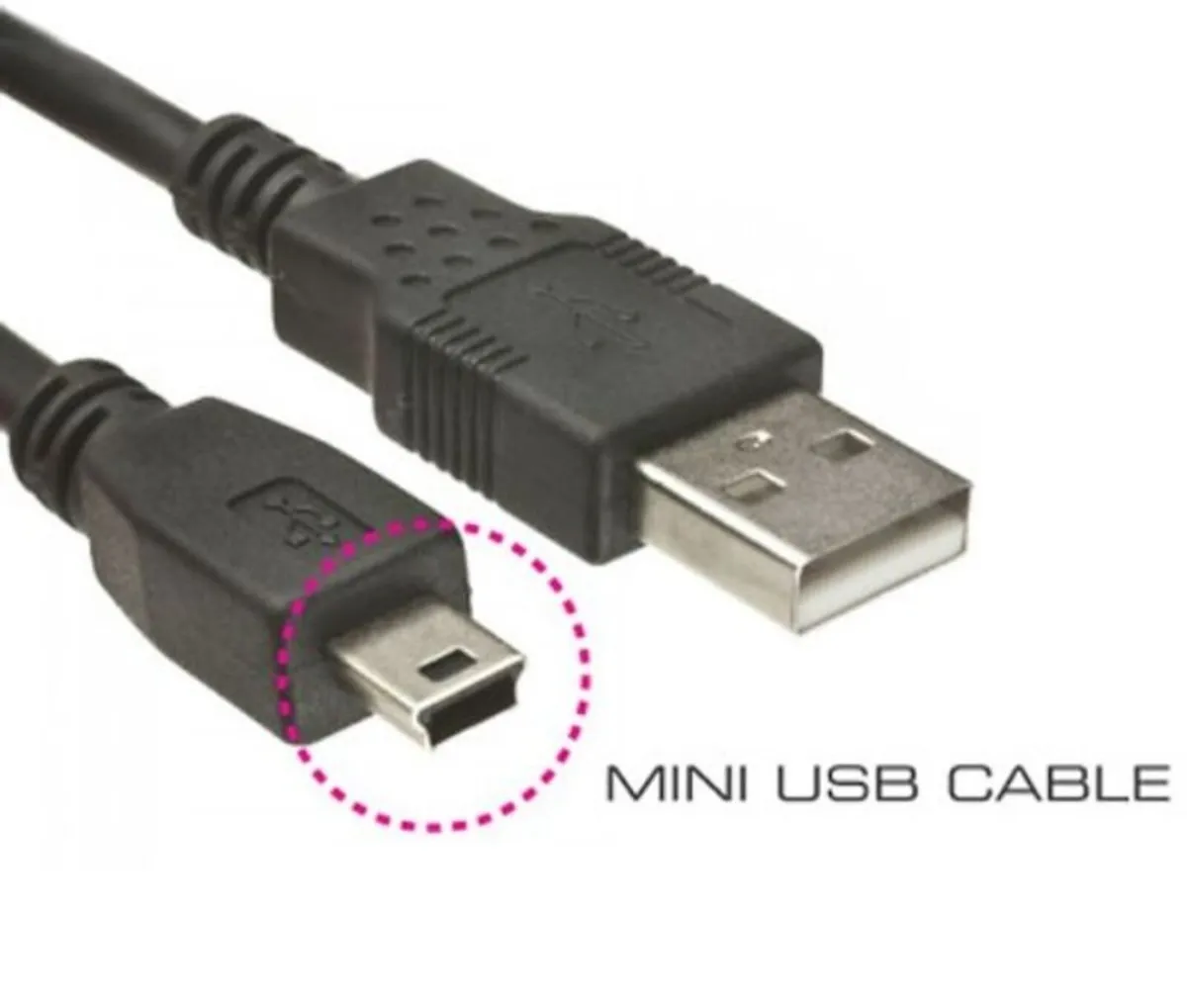 USB 2.0 Male to Mini USB 5 Pin