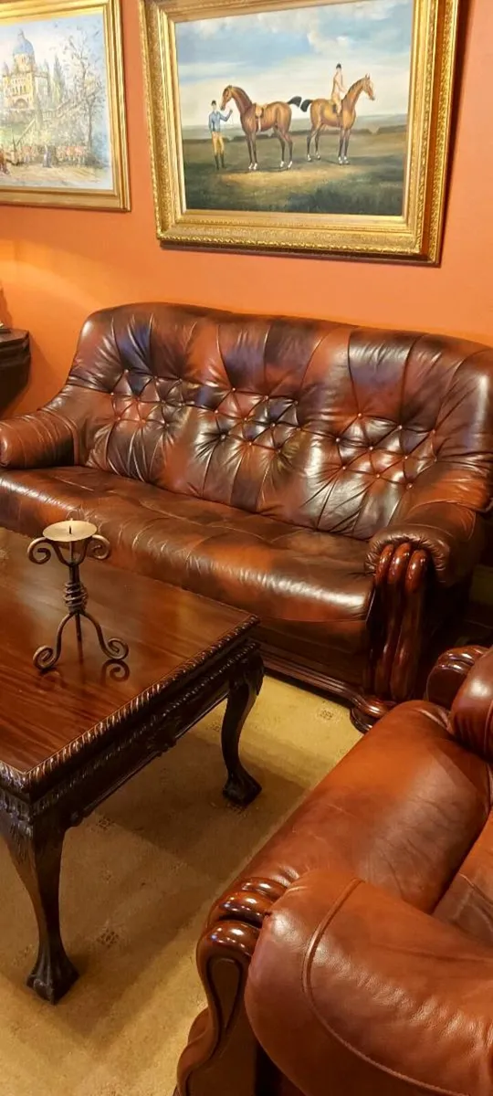 Three Piece Leather Suite 3+1+1 - Image 3