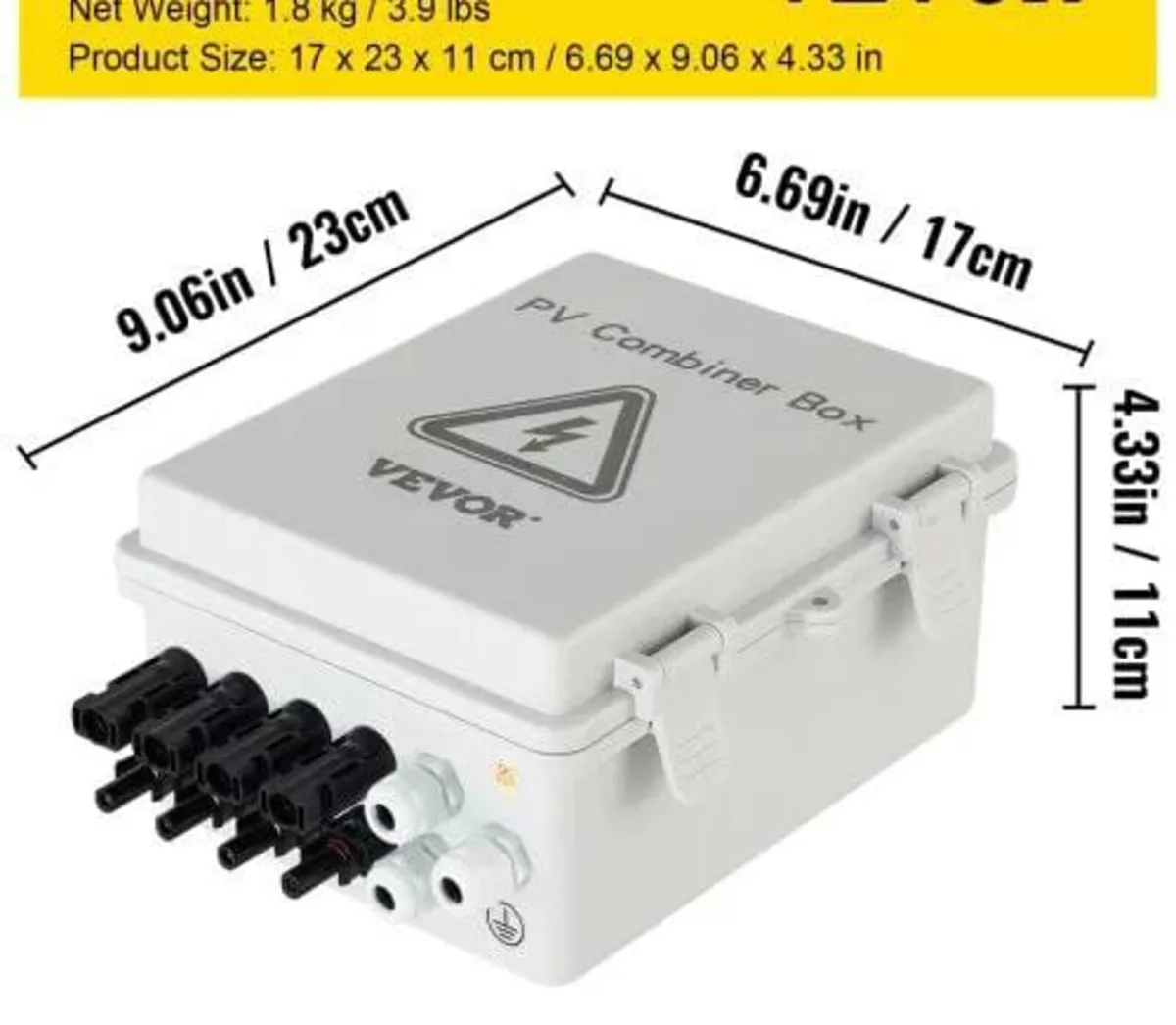 PV Combiner Box, 6 String, Solar Combiner Box with - Image 2