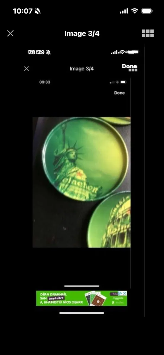 Heineken Metal Coasters (4) - Image 3