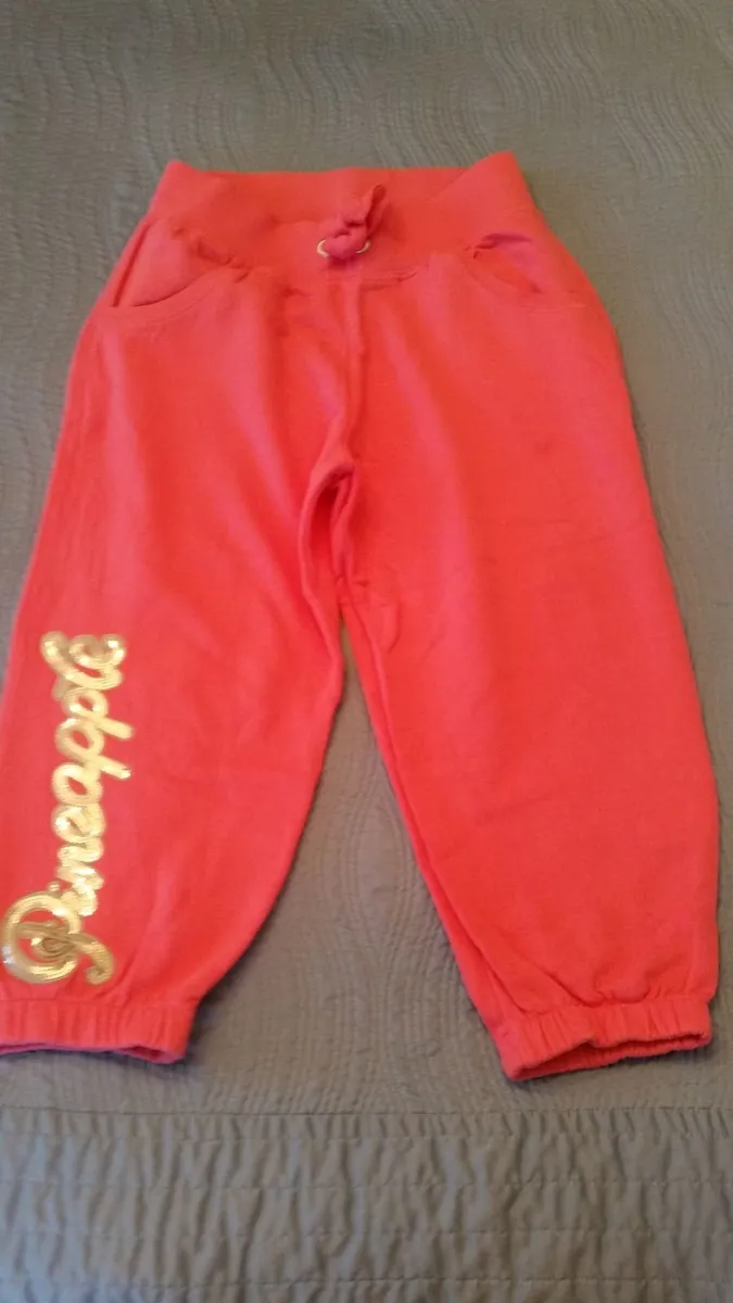 Pineapple 3/4 length dance pants Age 12/13 NEW - Image 1