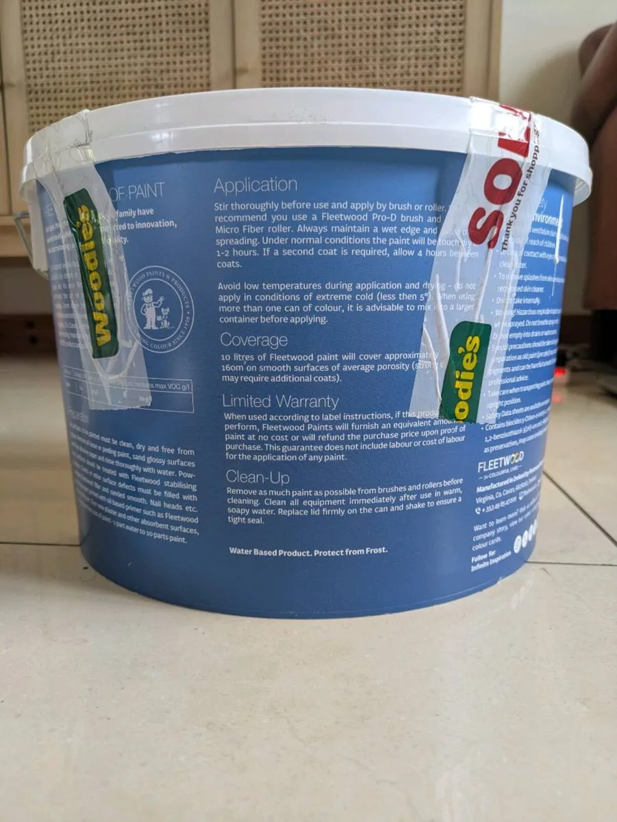 Fleetwood 10L interior wall & ceiling paint - Image 2