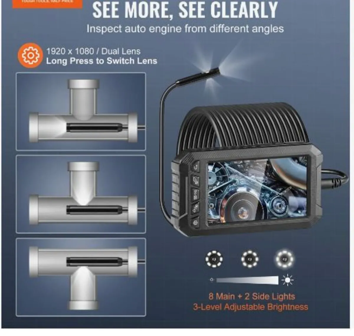 Endoscope Camera with Lights - Image 4