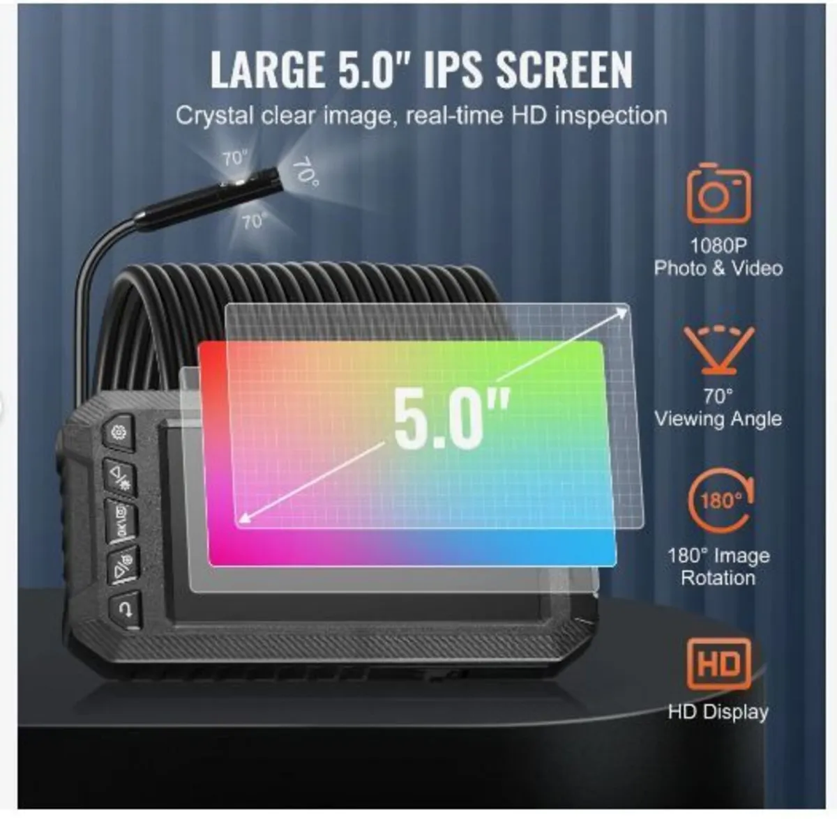 Endoscope Camera with Lights - Image 1