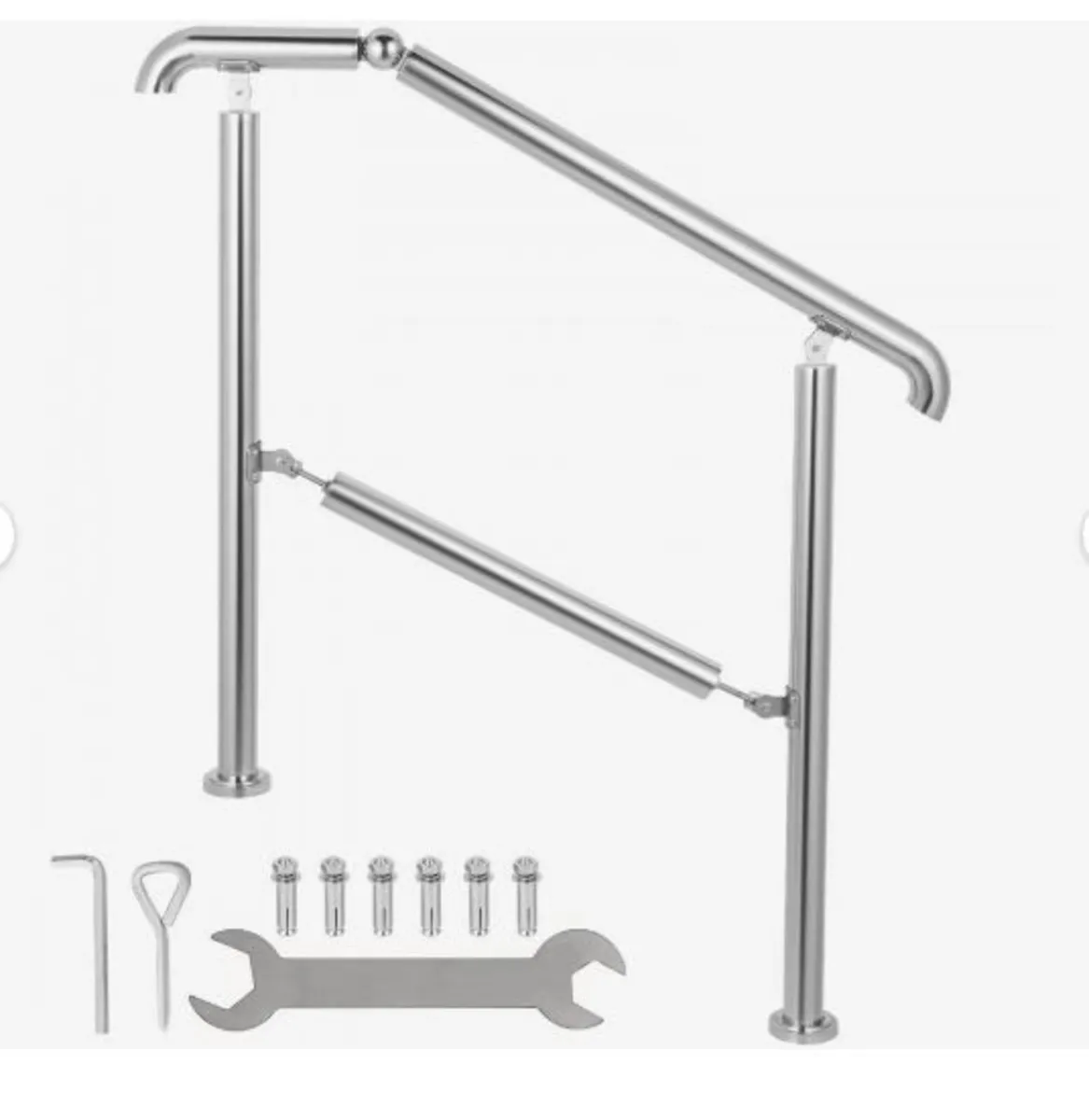 3 Step Railing Stainless Steel Transitional - Image 4