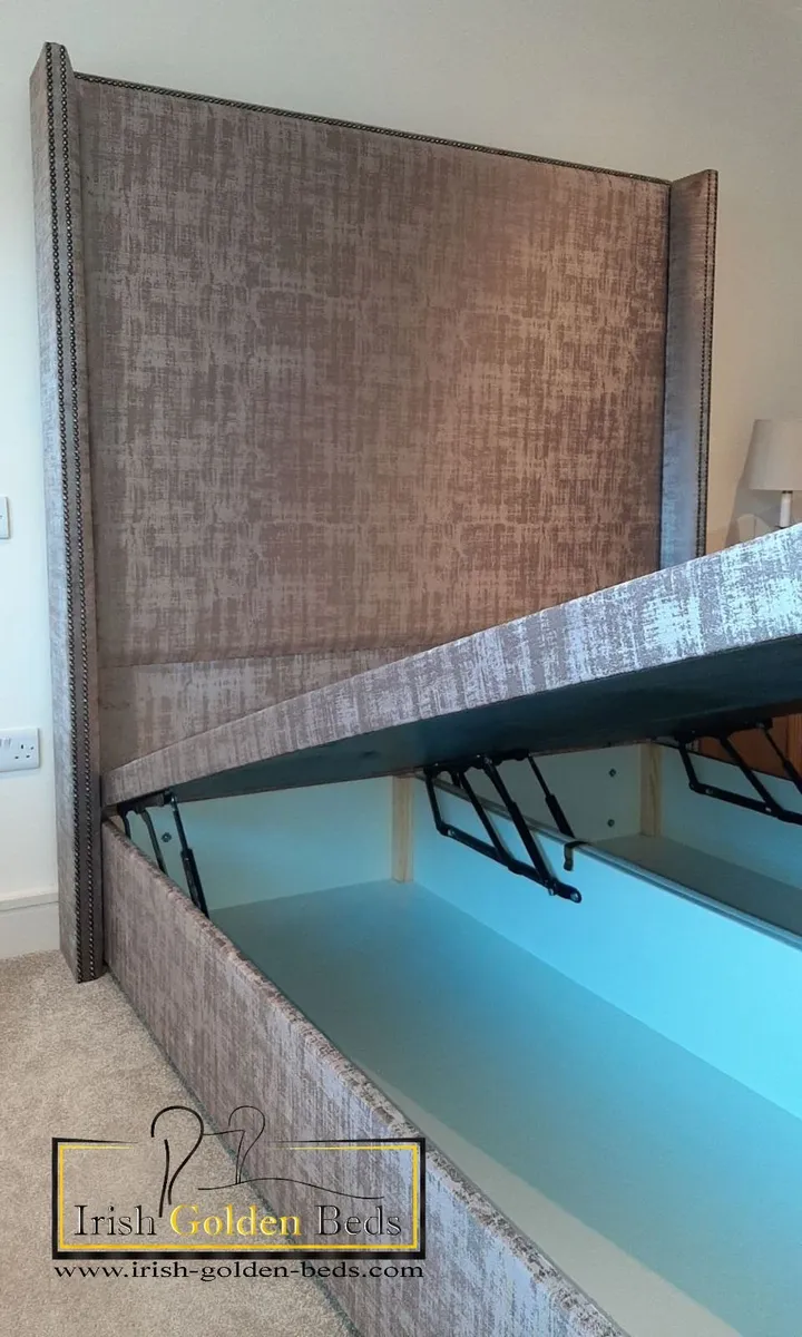 bed frame and headboard, free delivery - Image 1