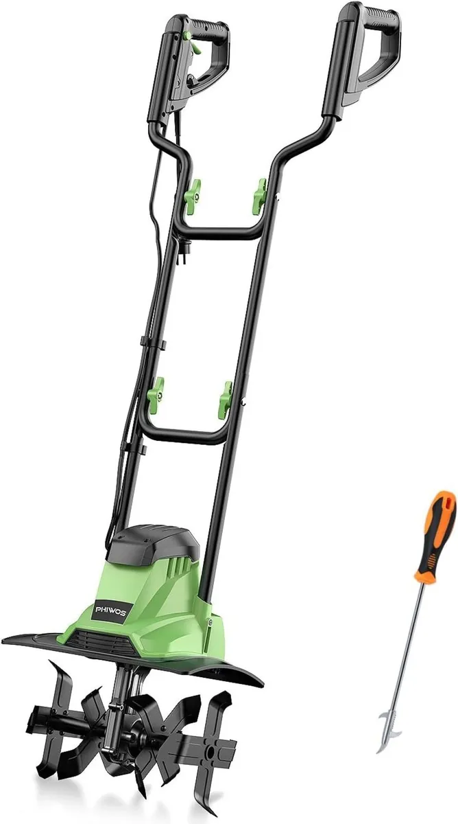 Electric Garden Tiller 1200W/1500W Soil Cultivator - Image 1