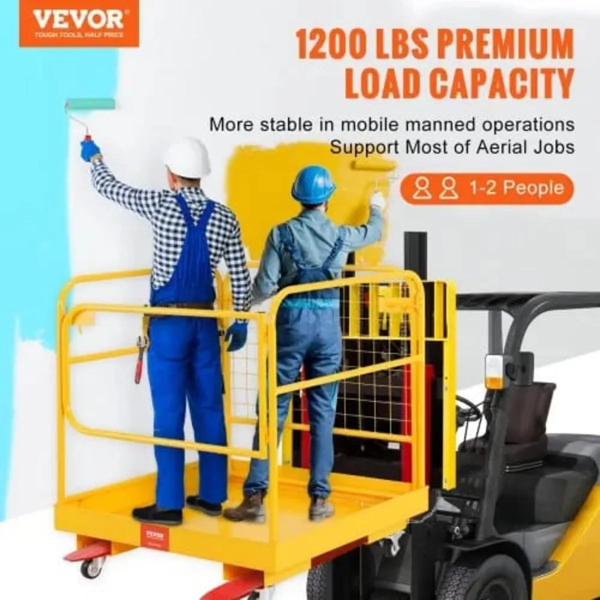 Forklift Safety Cage, 544.3 kg Load Capacity, 91.4 - Image 3