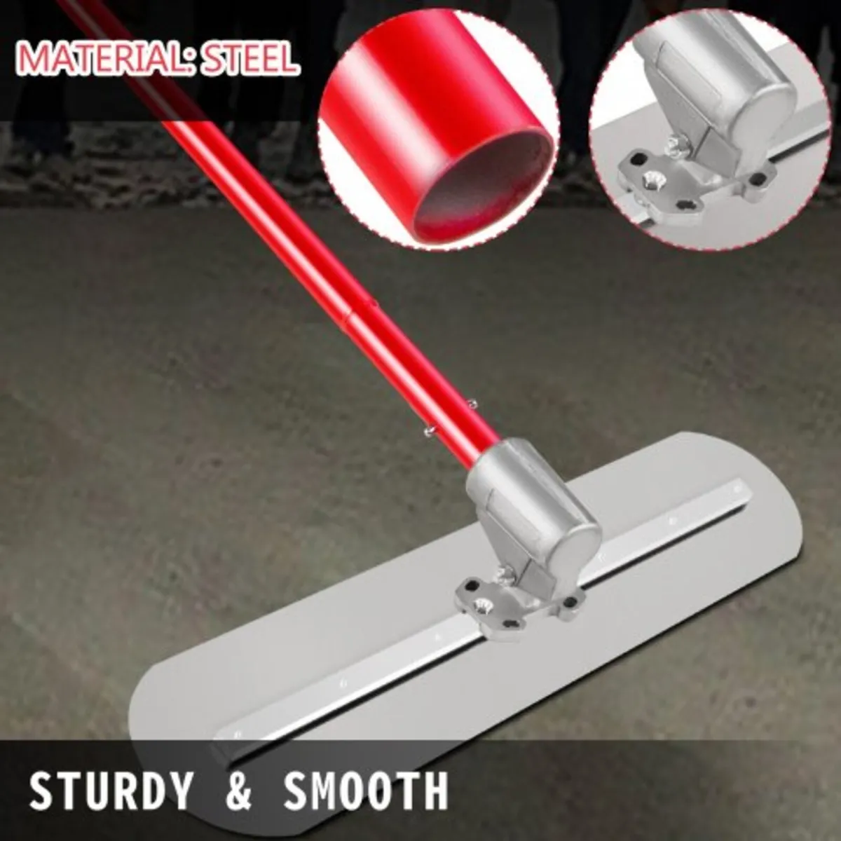 Bull Float Manganese Steel Concrete Float 900x200m - Image 4