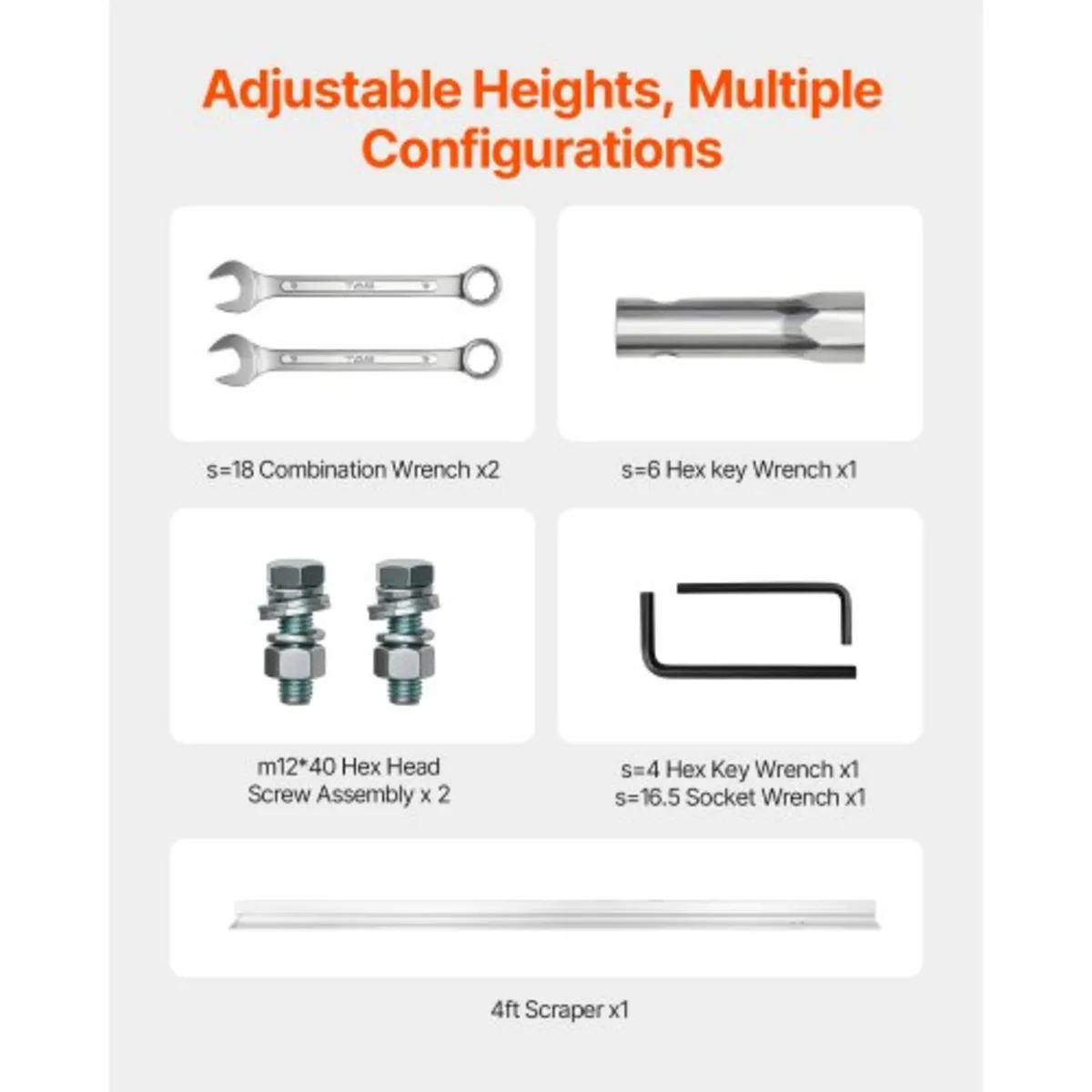 Concrete Power Screed, 4 ft Aluminum Board Straigh - Image 2