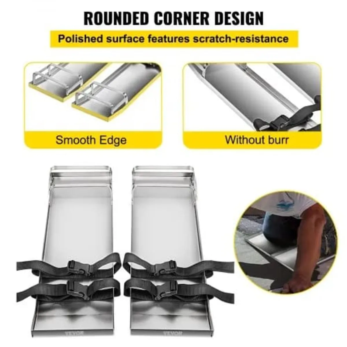 Concrete Knee Boards 30'' x 8'' Slider Knee Boards - Image 2