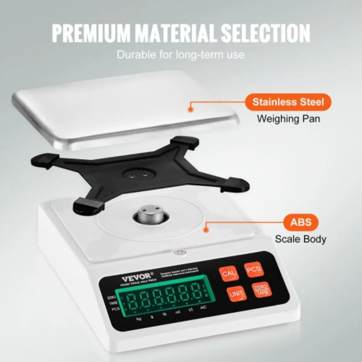 Industrial Counting Scale, 10 kg x 0.1 g, Digital - Image 4