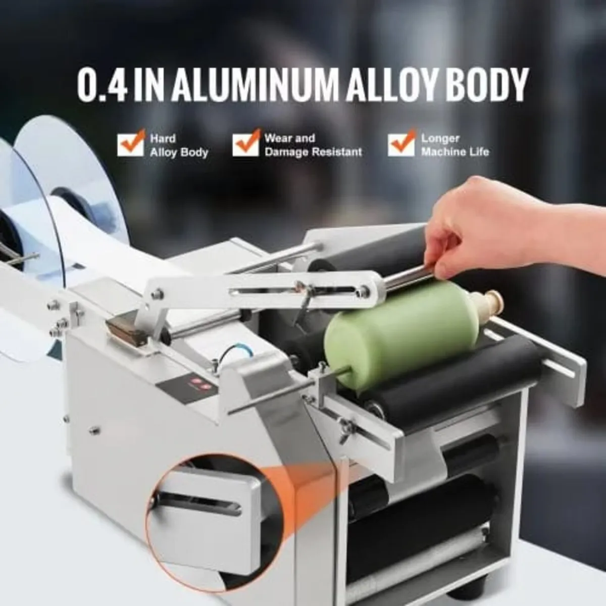 Semi-Automatic Round Labeling Machine, 20-50pcs/mi - Image 2