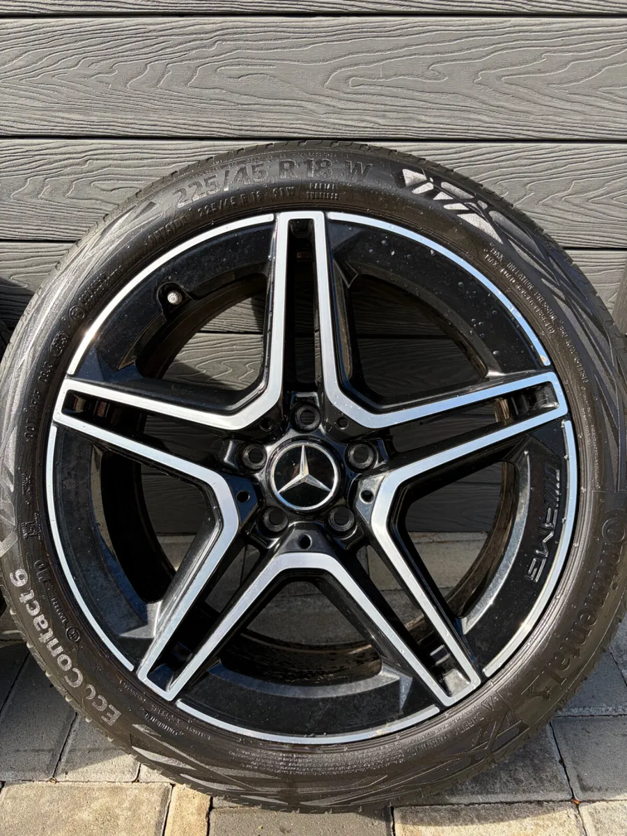 18” GENUINE MERCEDES AMG ALLOY WHEELS & TYRES - Image 3