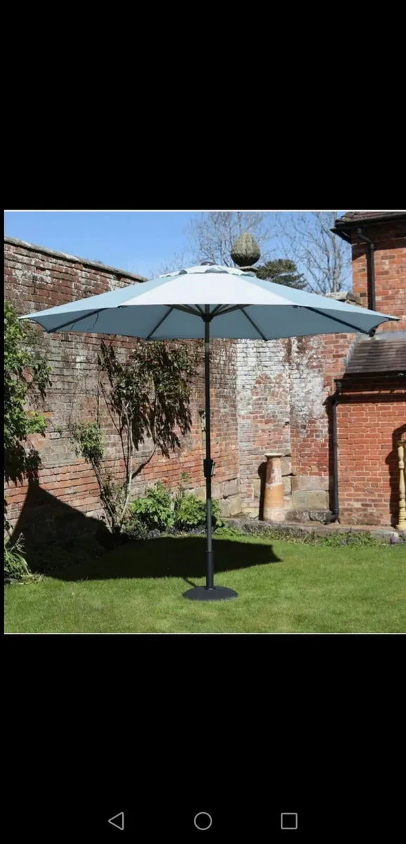 Brand New Duck Egg Blue 2.7m  Parasol