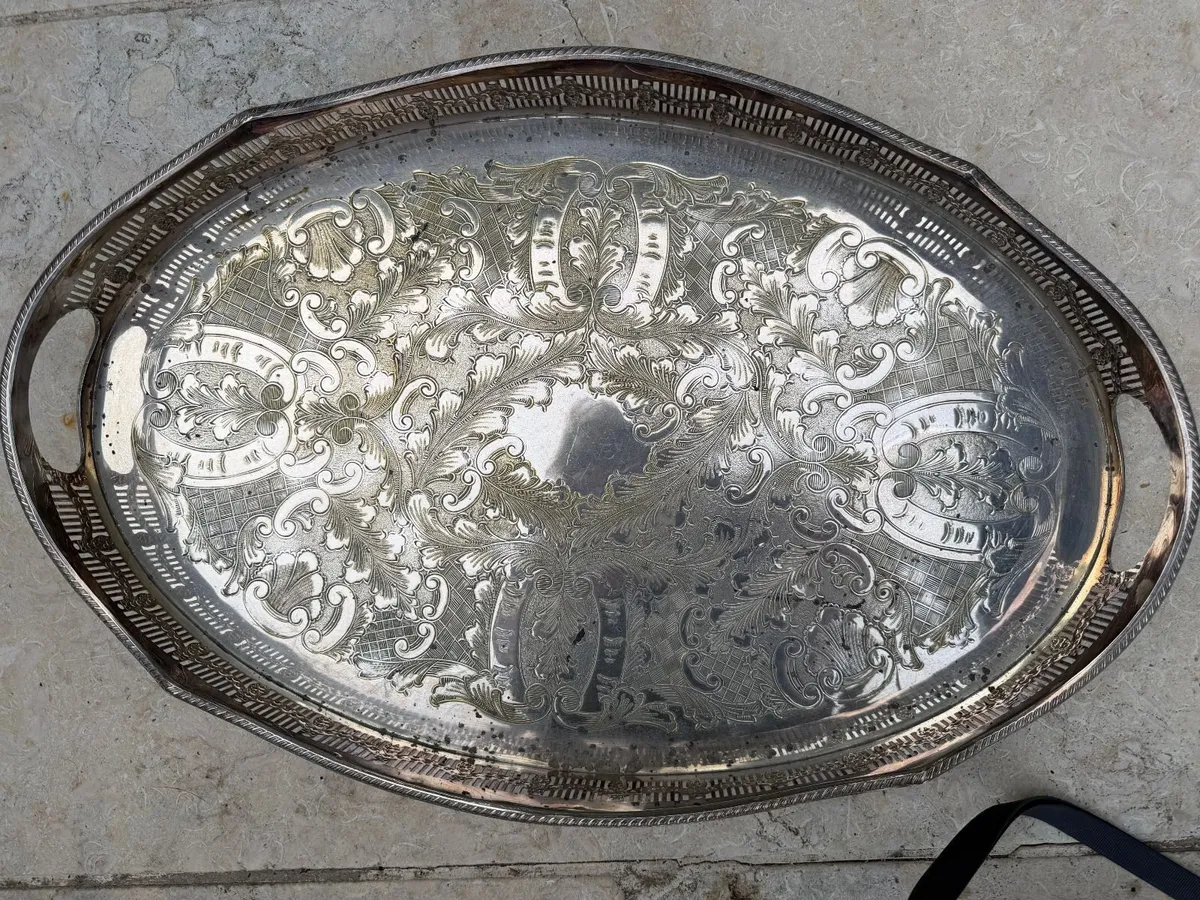 Vintage plated silver - Image 1