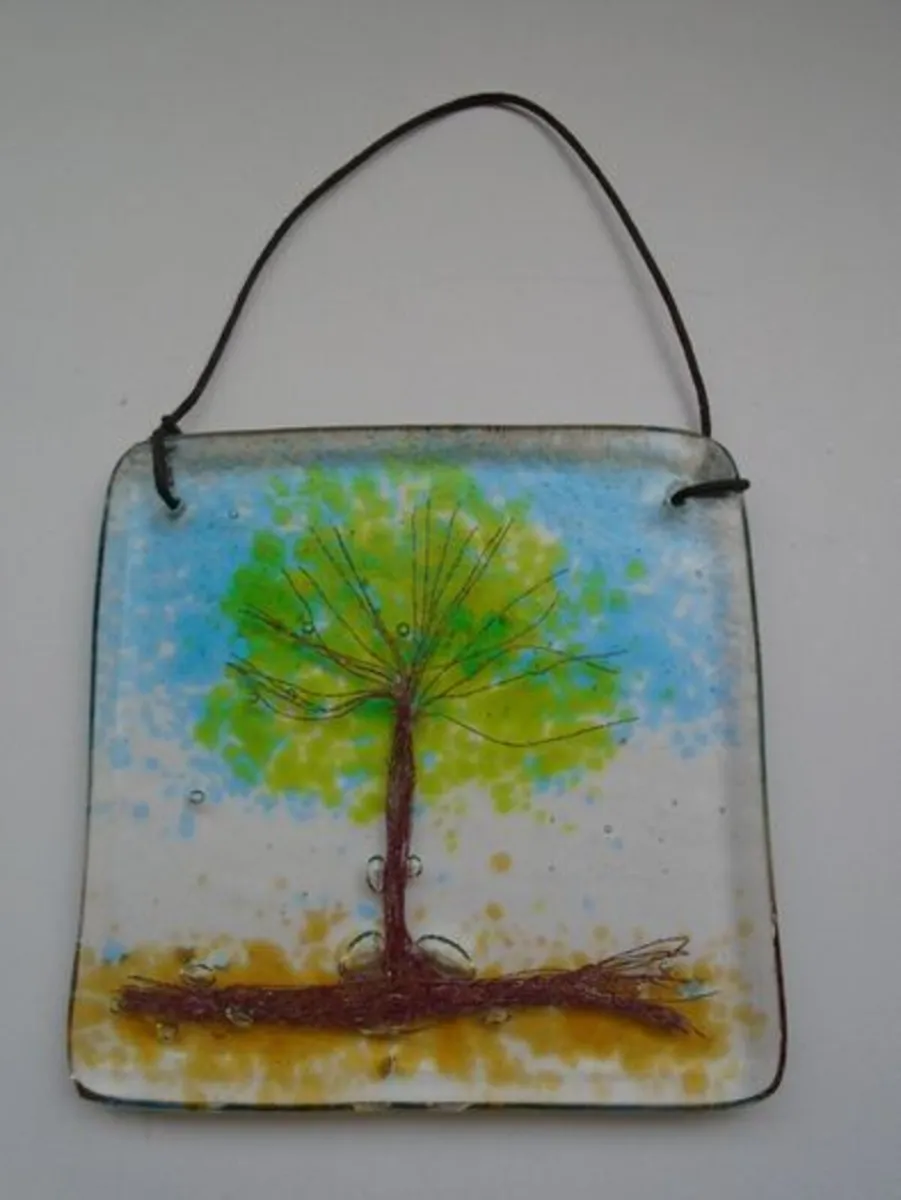 Glass art, Tree of life, Suncatcher, Home decor - Image 3