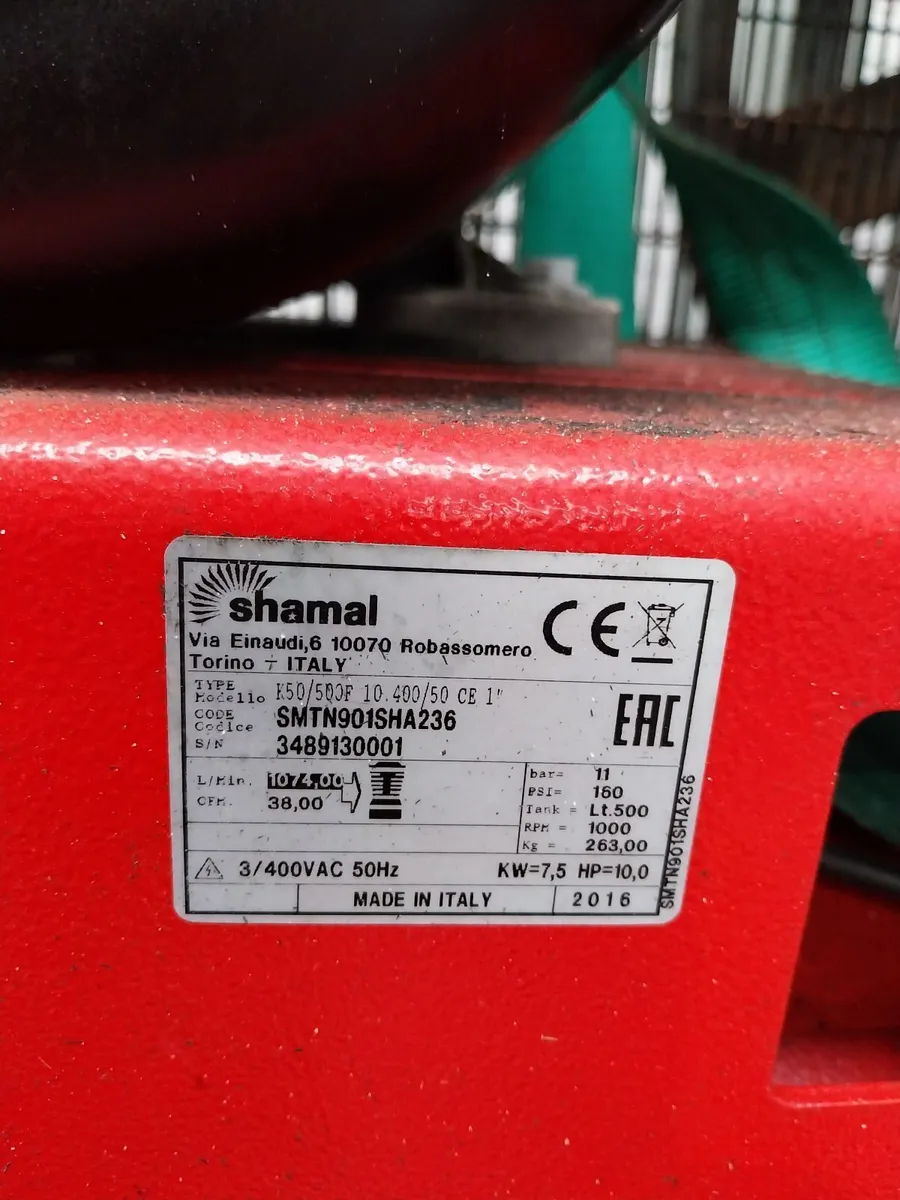 Industrial Compressor 500L 3phase and air dryer - Image 4