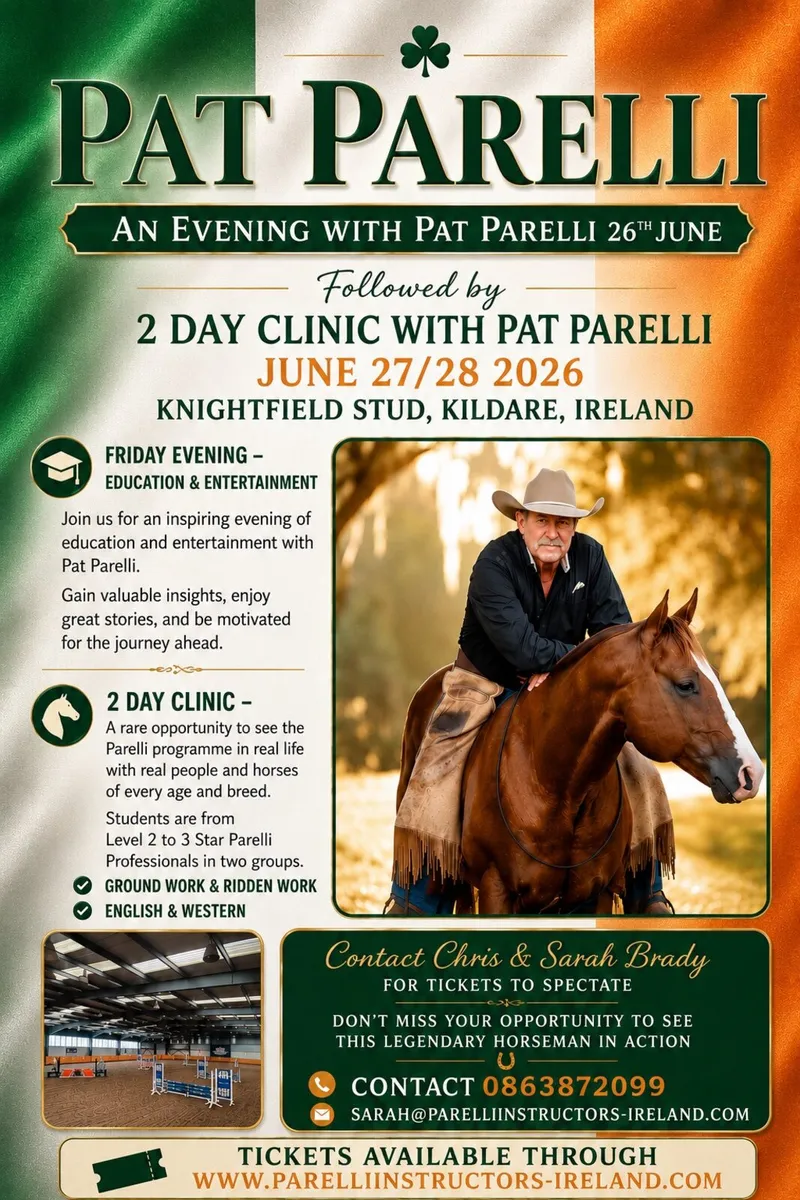 2 Day Clinic with Pat Parelli in Knightfield Stud