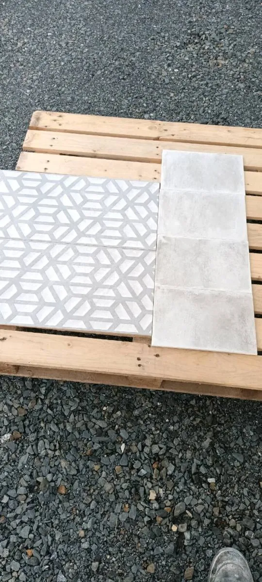 Concrete grey wall tile - Image 2