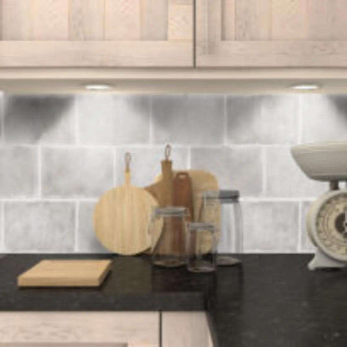 Concrete grey wall tile - Image 3